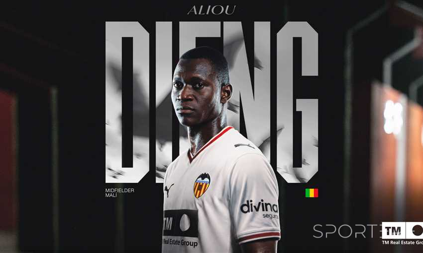 Official: Valencia Sign Aliou Dieng on Two-Year Deal Until 2028